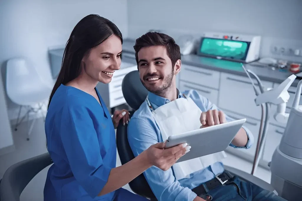 Dental exam in Scarborough including oral health assessment, cavity detection, gum evaluation, and preventive dental care.