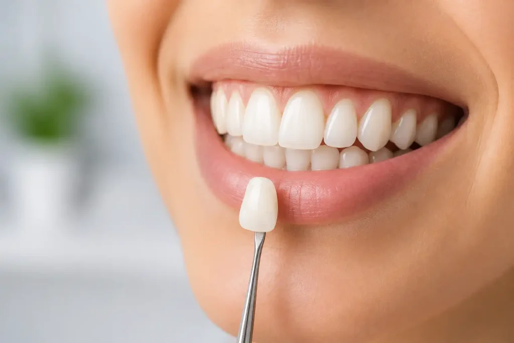 Dental bonding in Scarborough using tooth-coloured composite resin