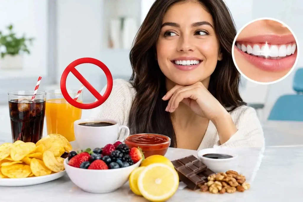 Foods and Drinks to Avoid After Teeth Whitening